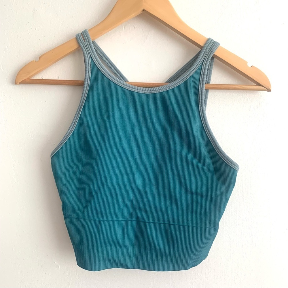 Athleta Aurora High Neck Crop Tank Camisole
